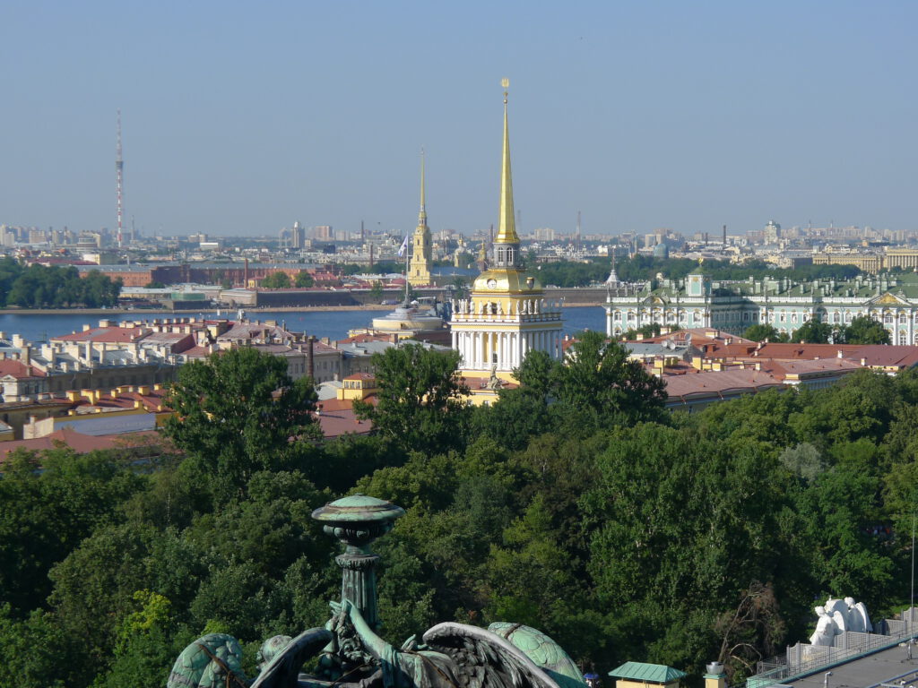 Blick über Sankt Petersburg Blick über Sankt Petersburg